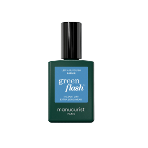 Természetes gél lakk LED Green Flash™ - 15 ml Saphir