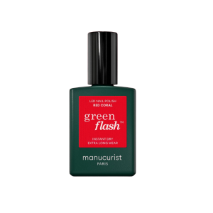 Természetes gél lakk LED Green Flash™ - 15 ml Red Coral