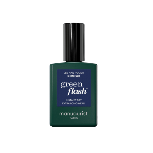 Természetes gél lakk LED Green Flash™ - 15 ml Midnight