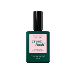 Természetes gél lakk LED Green Flash™ - 15 ml Milky Pink