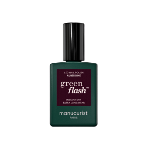 Természetes gél lakk LED Green Flash™ - 15 ml Aubergine