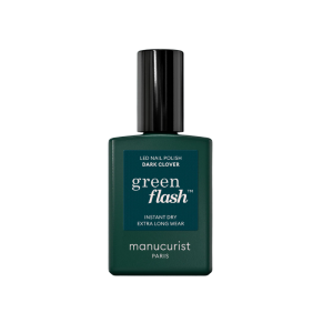 Természetes gél lakk LED Green Flash™ - 15 ml Dark Clover