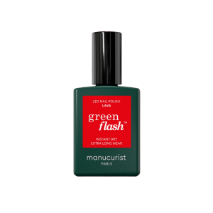 Természetes gél lakk LED Green Flash™ - 15 ml Lava